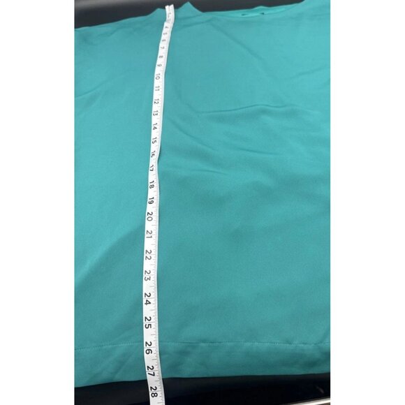 J. Jill Wearever Collection Womens Teal Pullover Flutter Sleeve Blouse Top Sz L - Picture 9 of 9